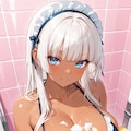 ご主人様……お風呂のお手伝い、してあげましょうか？♡ ふふ……このスポンジで、背中だけじゃなく……全部、丁寧に洗ってさしあげますね…… 5枚目