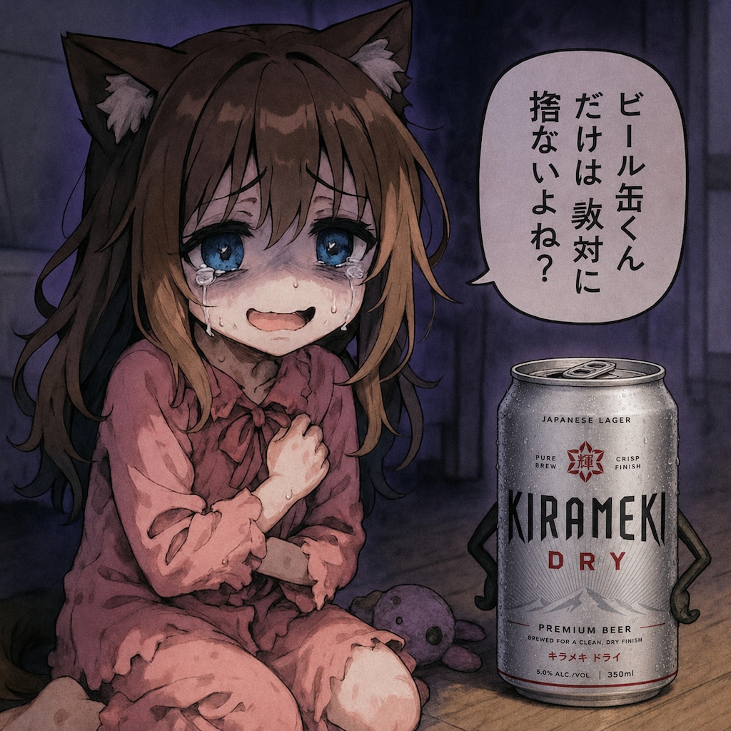 闇が深い壊れちゃった小さな女の子