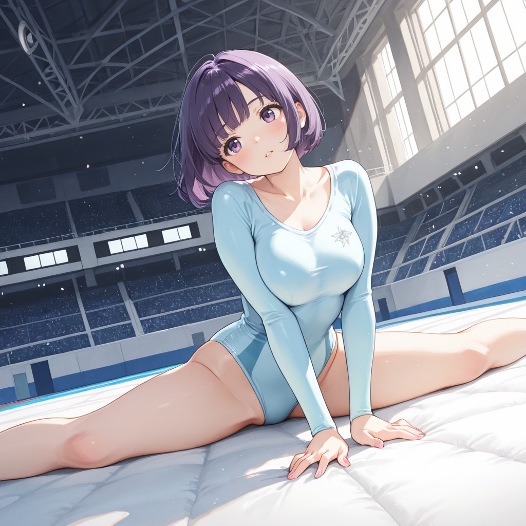 すみれちゃん、試合前