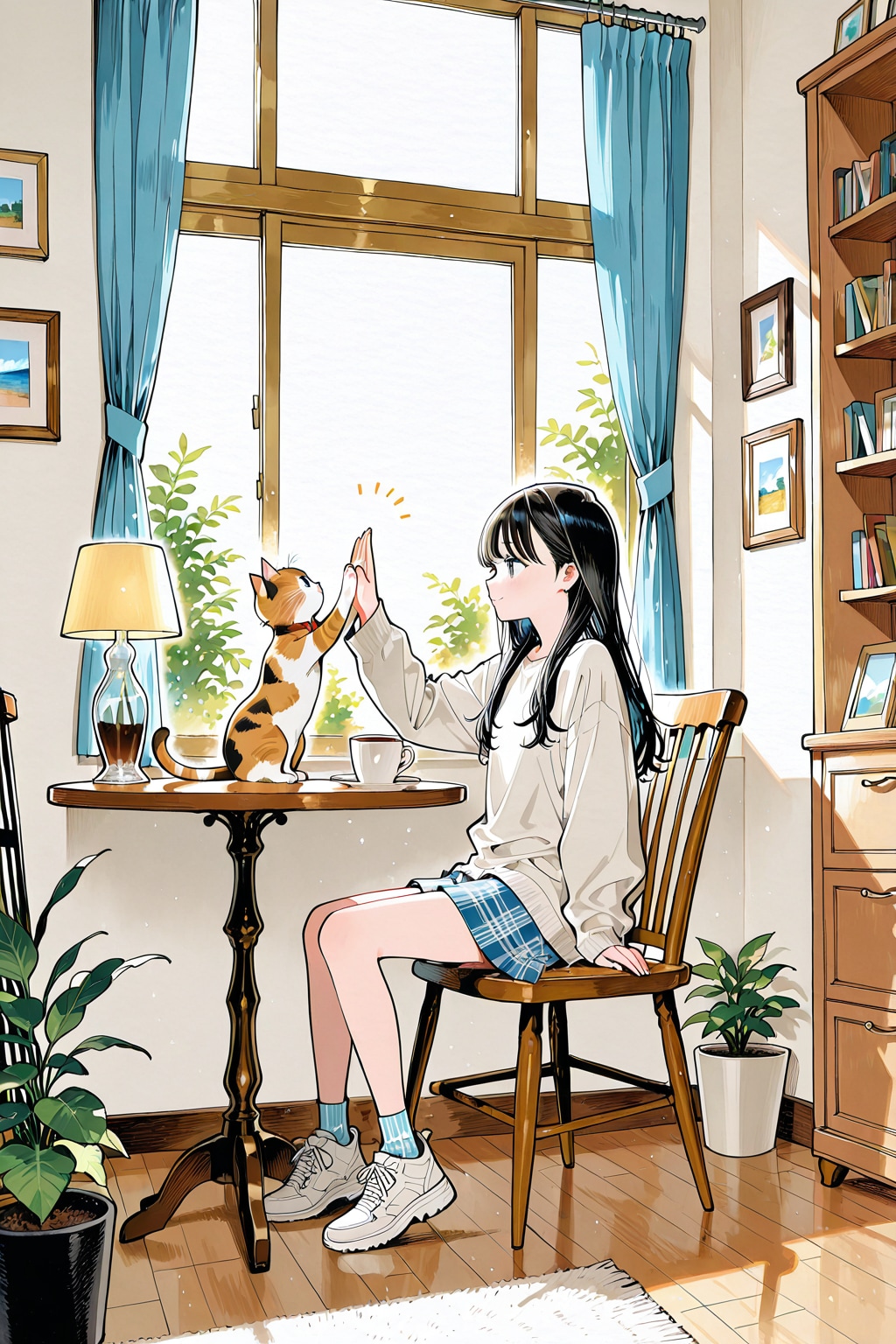 ハイタッチ(PHOENIX)(13) | の人気AIイラスト・グラビア