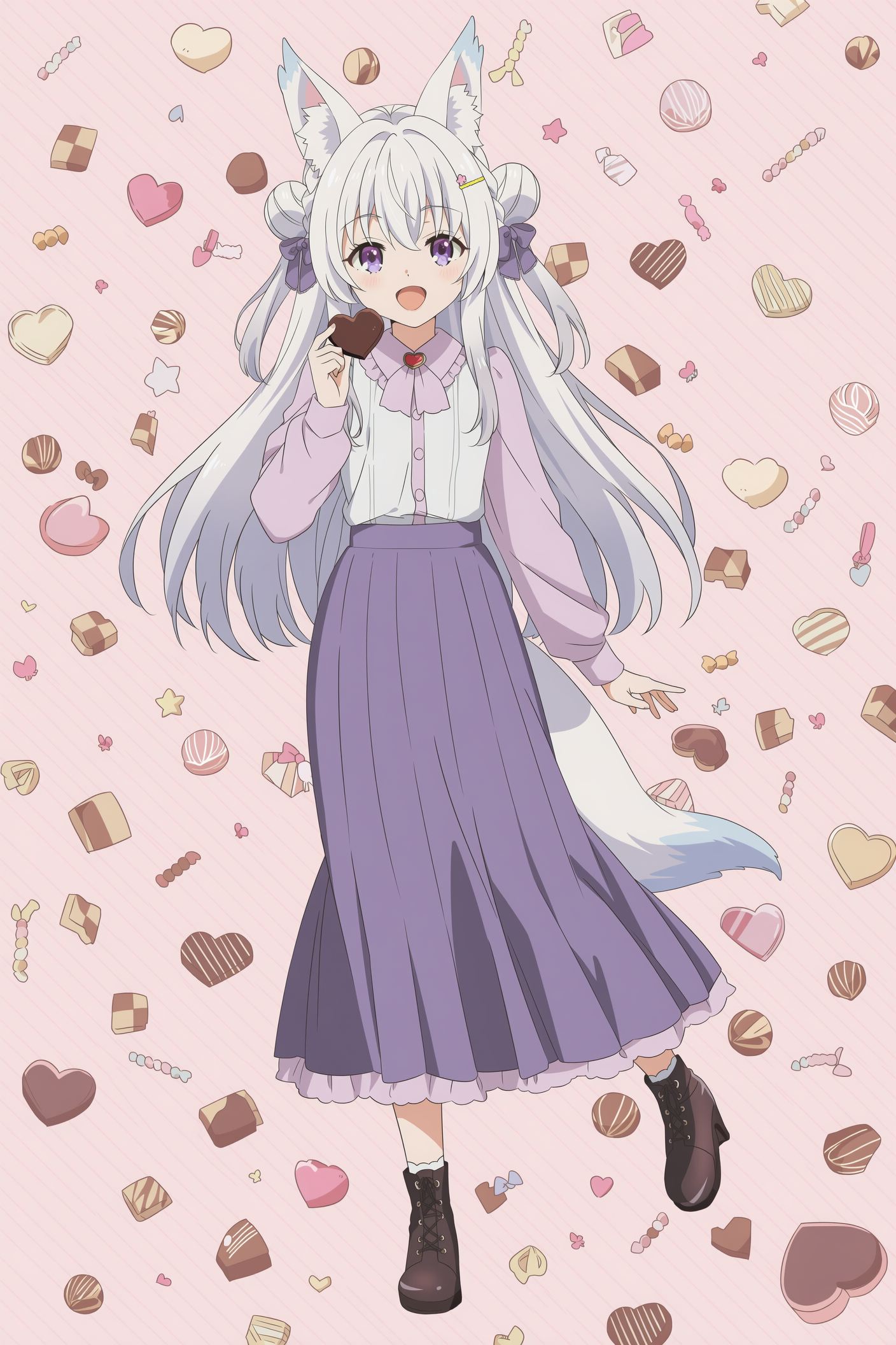 バレンタインデーのケモミミさん