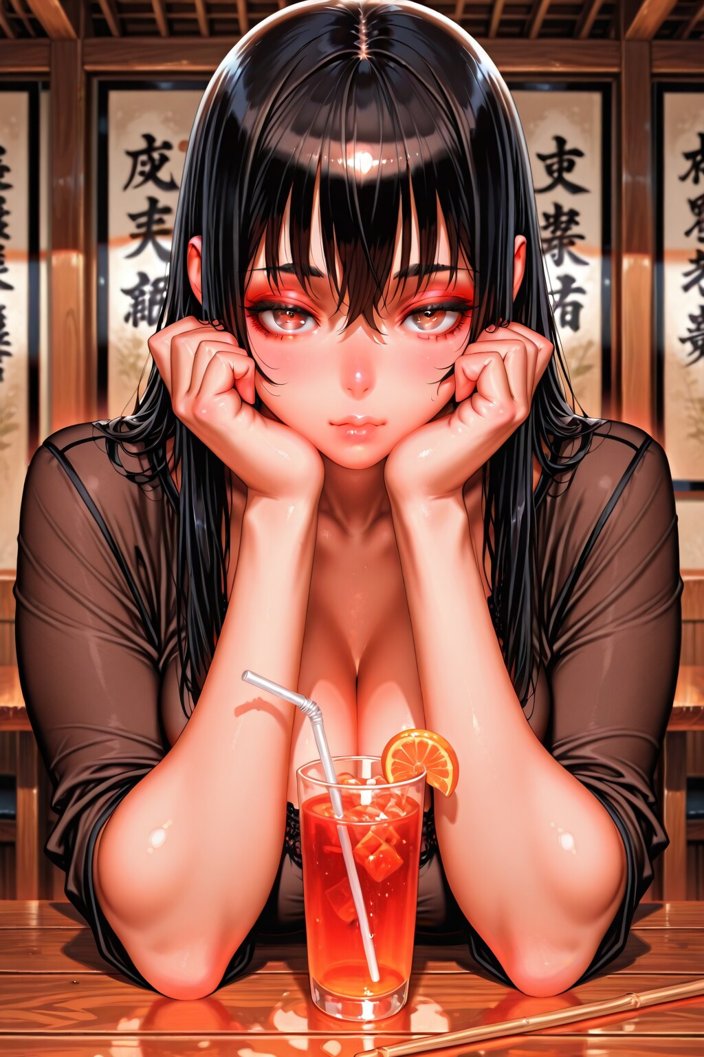 退屈そうな表情