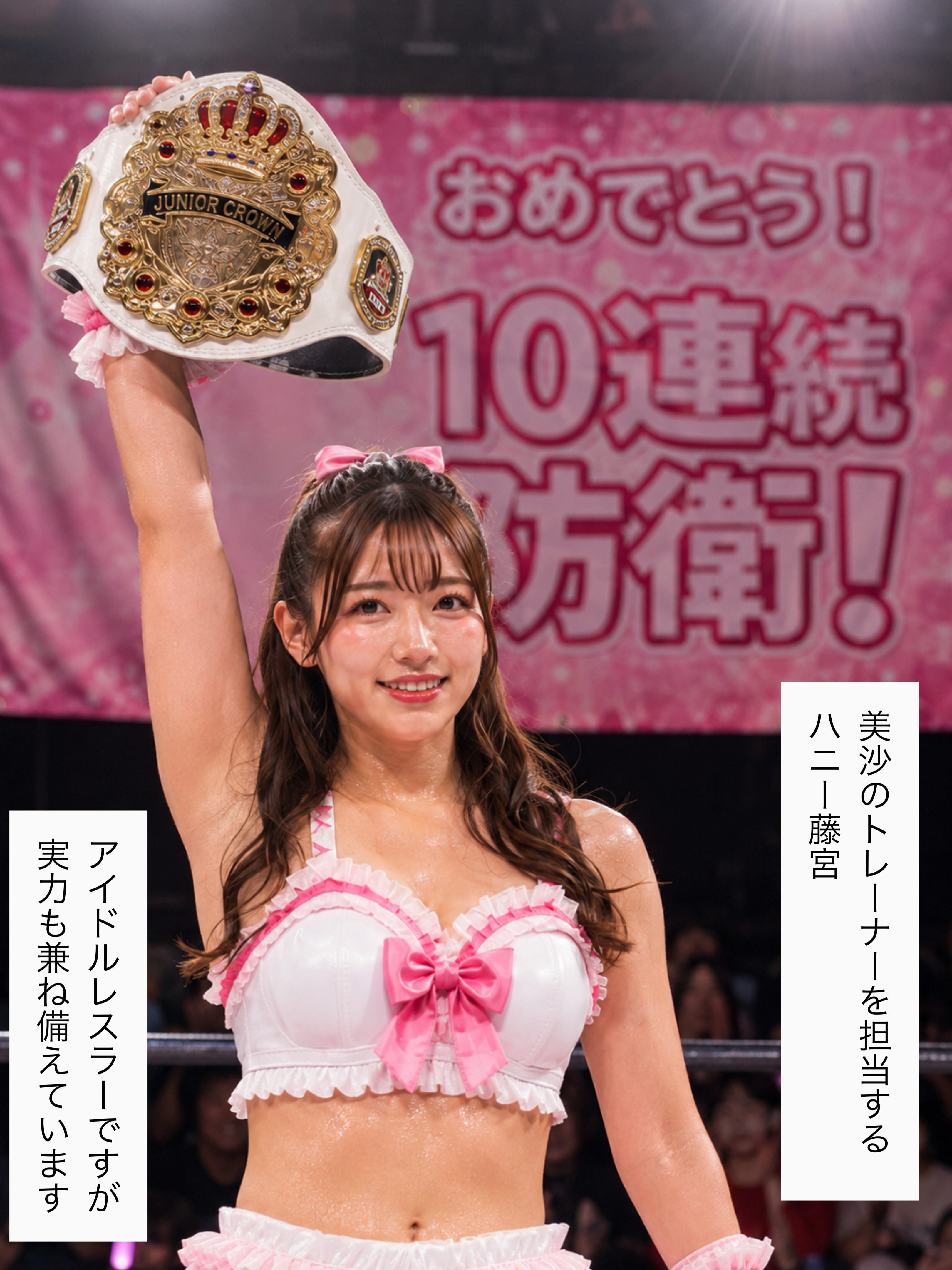 ハニー藤宮はベルトを守る