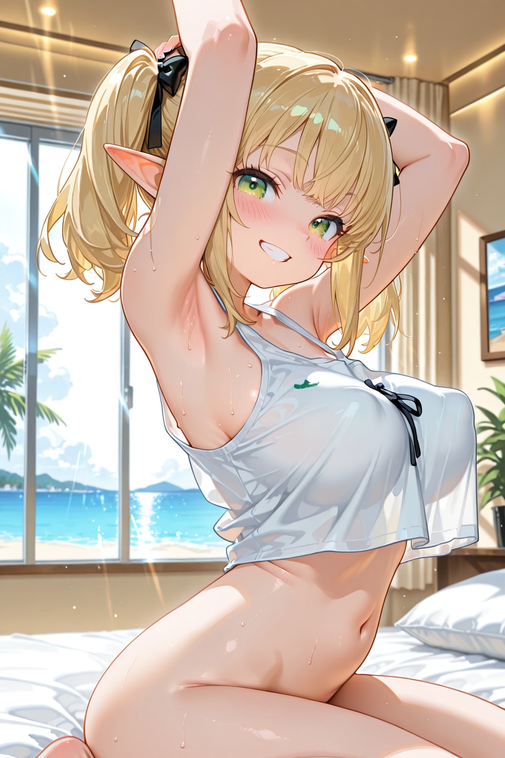 寝起き