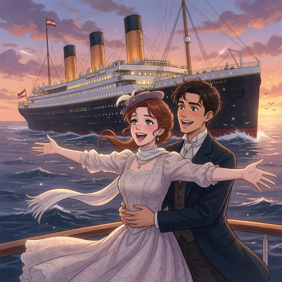 [今日は何の日 4/14] タイタニック号の日 | の人気AIイラスト・グラビア