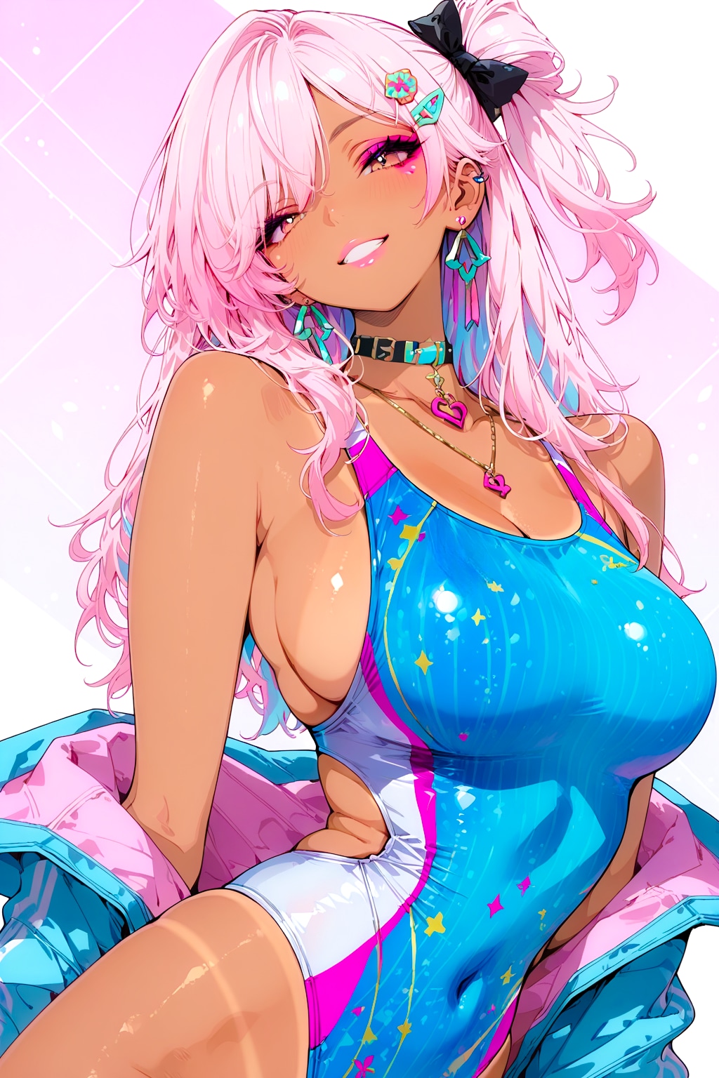 APRICOT競泳水着ギャル