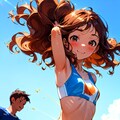 スポーツ少女（陸上） 2枚目