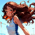 スポーツ少女（陸上） 3枚目