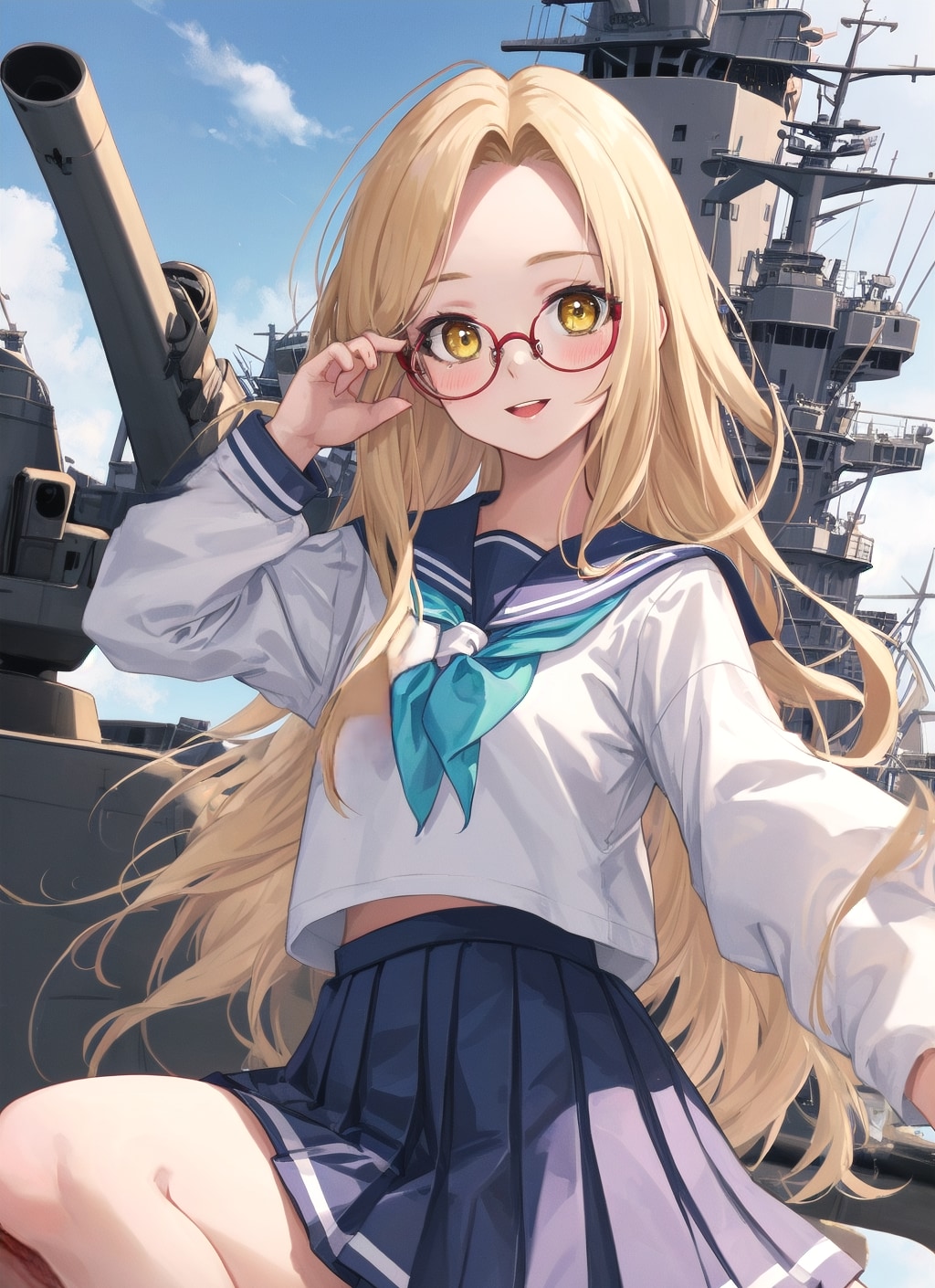 戦艦 ニュージャージーと　　　　　　　　　　　　　🐯 瑞莉・S・トルーマン 🐯 ９