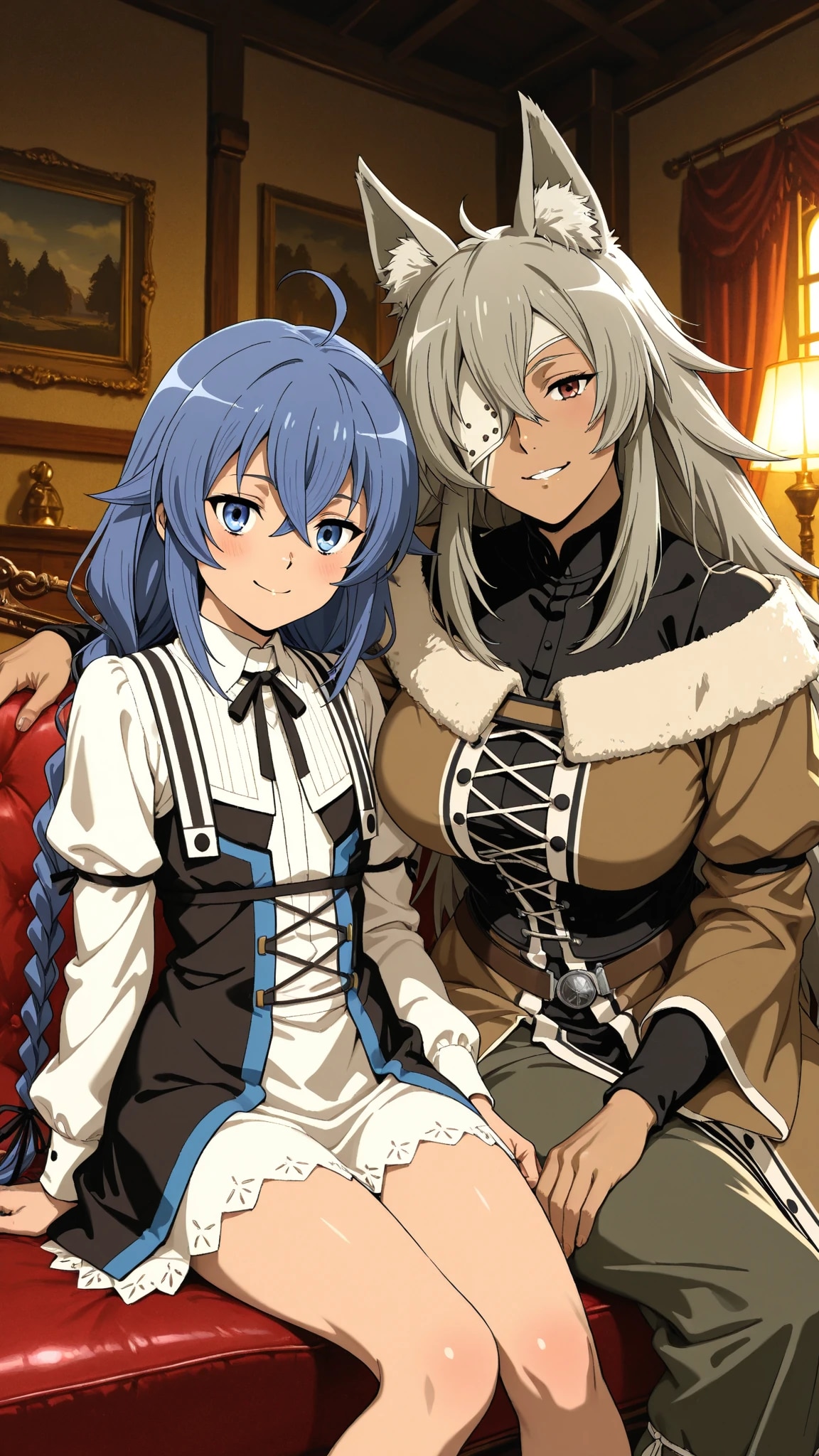 無職転生　ロキシー・ミグルディア & ギレーヌ・デドルディア　🐲 | の人気AIイラスト・グラビア