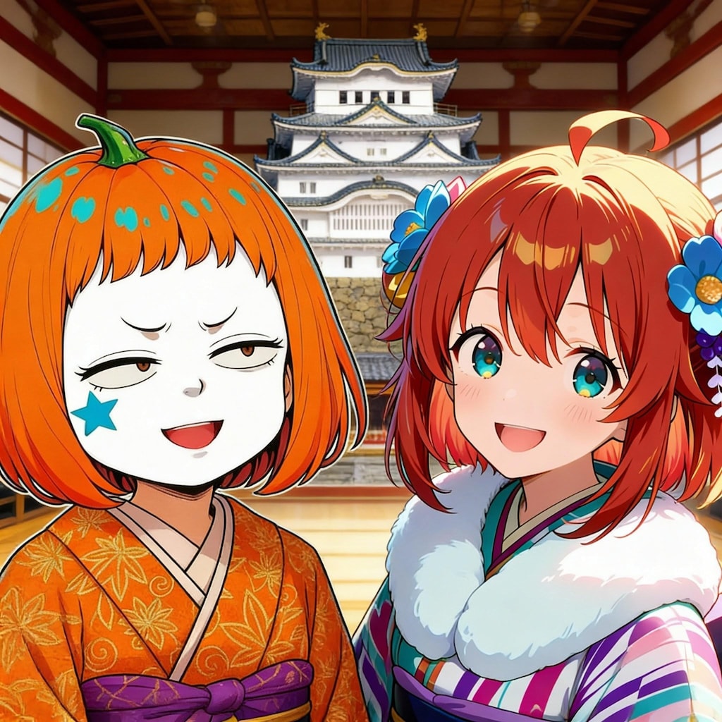 お祝いにお城に御招待