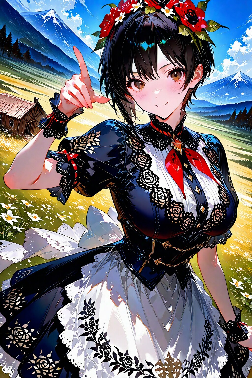 クロイ/スロバキアの民族衣装 | の人気AIイラスト・グラビア