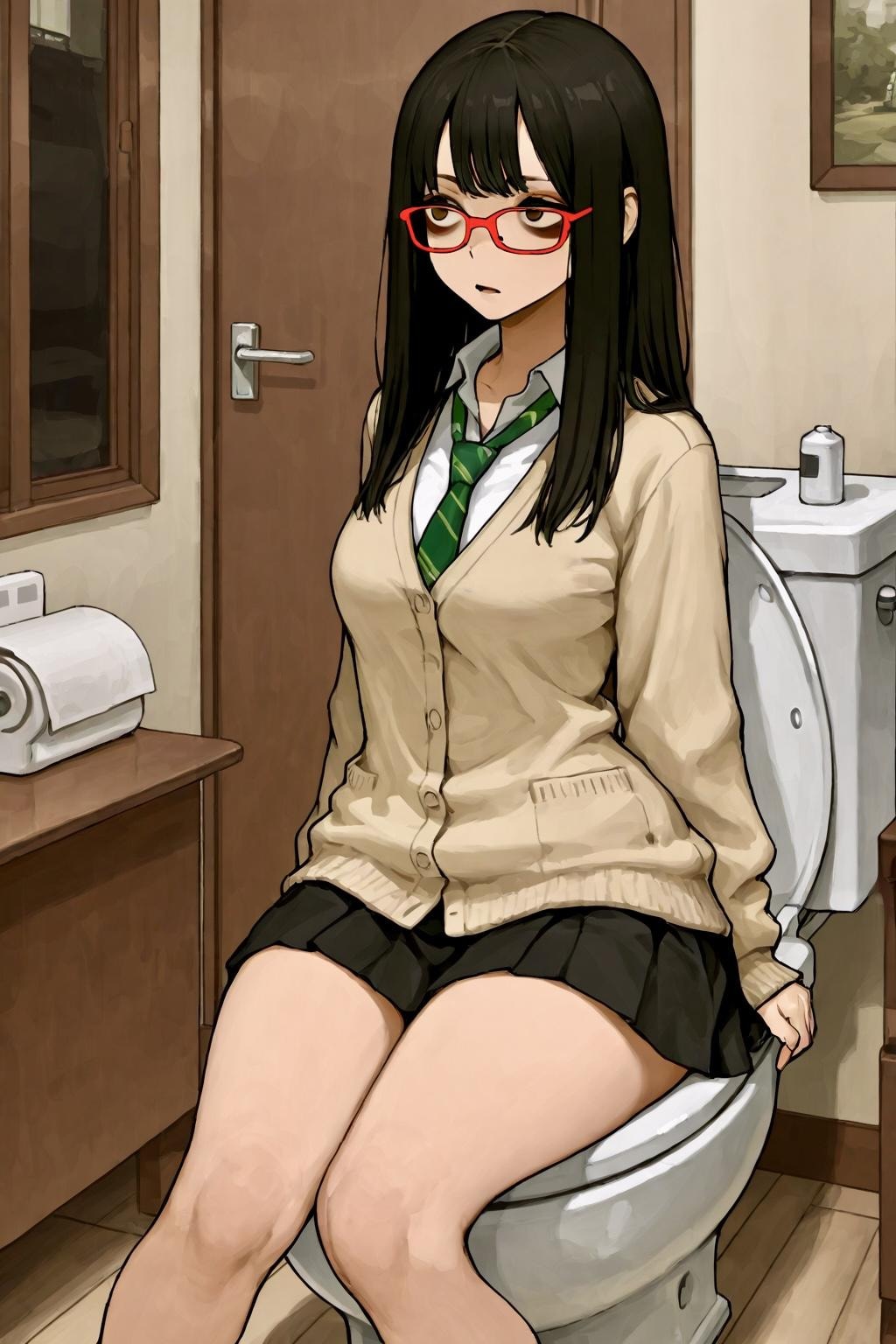体調の悪そうな今給黎結月さん