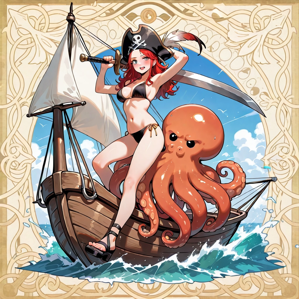 大ダコと海賊ちゃん260403