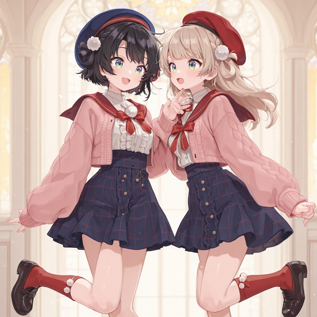 うい先生と大空スバル　二人は仲良し