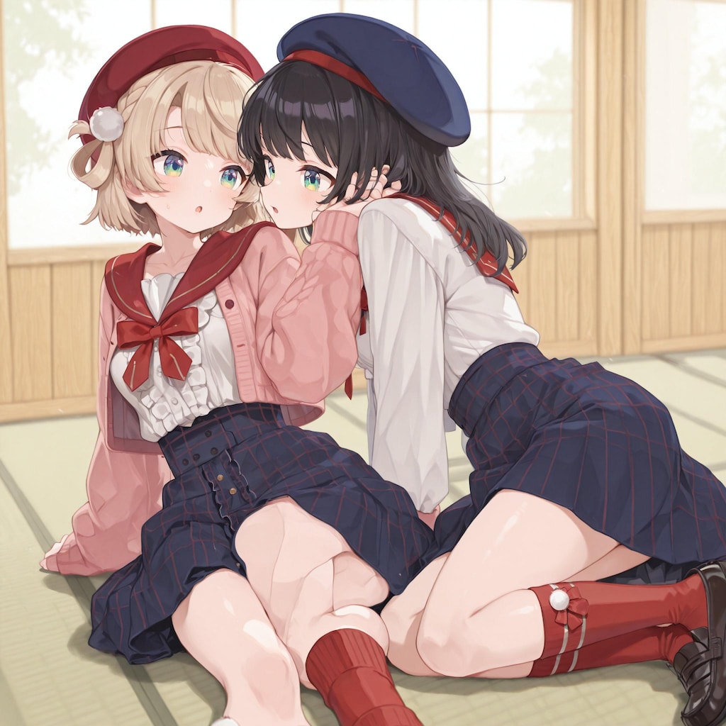 うい先生と大空スバル　二人は仲良し