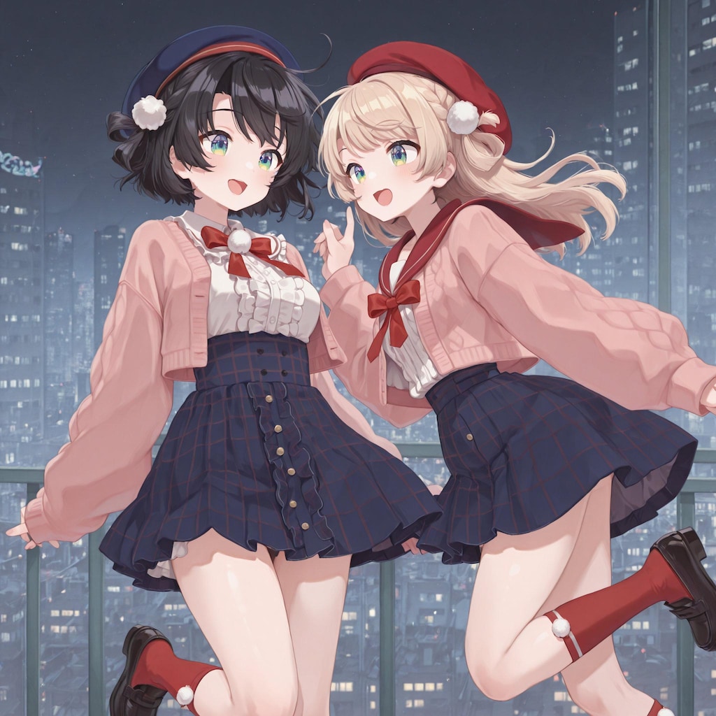 うい先生と大空スバル　二人は仲良し