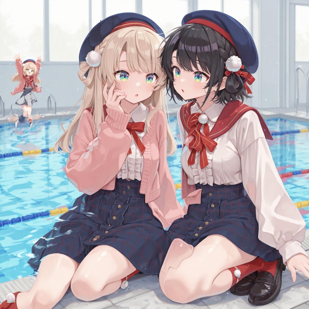 うい先生と大空スバル　二人は仲良し