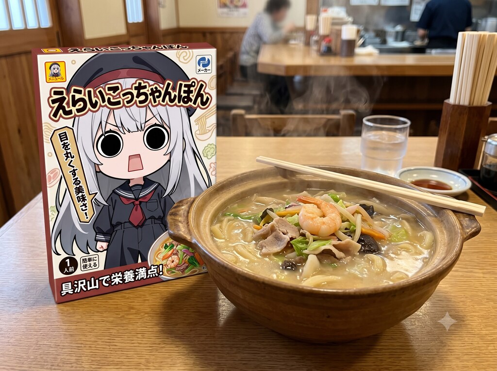 摩訶不思議食堂のえらいこっちゃ嬢印のちゃんぽん