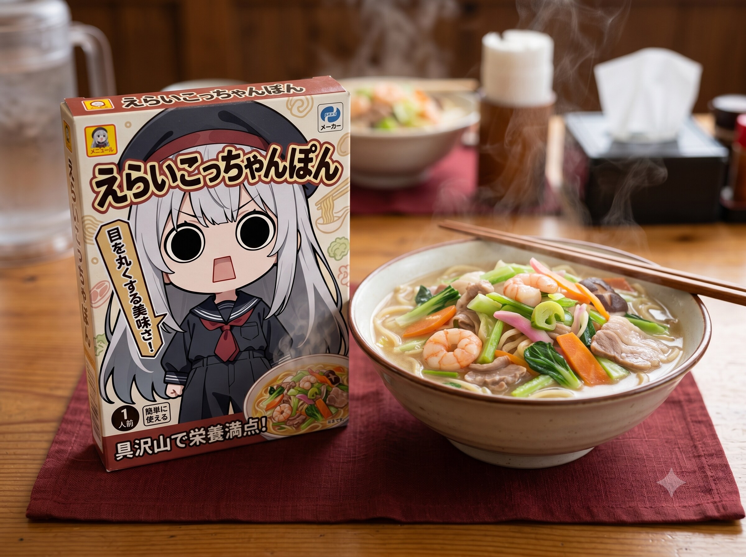 摩訶不思議食堂のえらいこっちゃ嬢印のちゃんぽん | の人気AIイラスト・グラビア