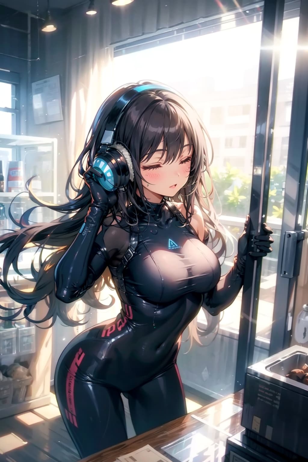 コンバット女子の息抜きタイム | の人気AIイラスト・グラビア