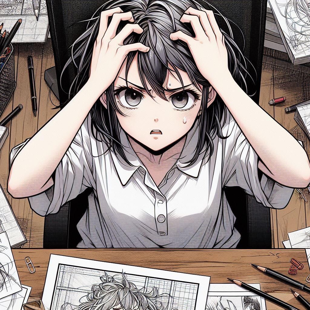 煮詰まった漫画家