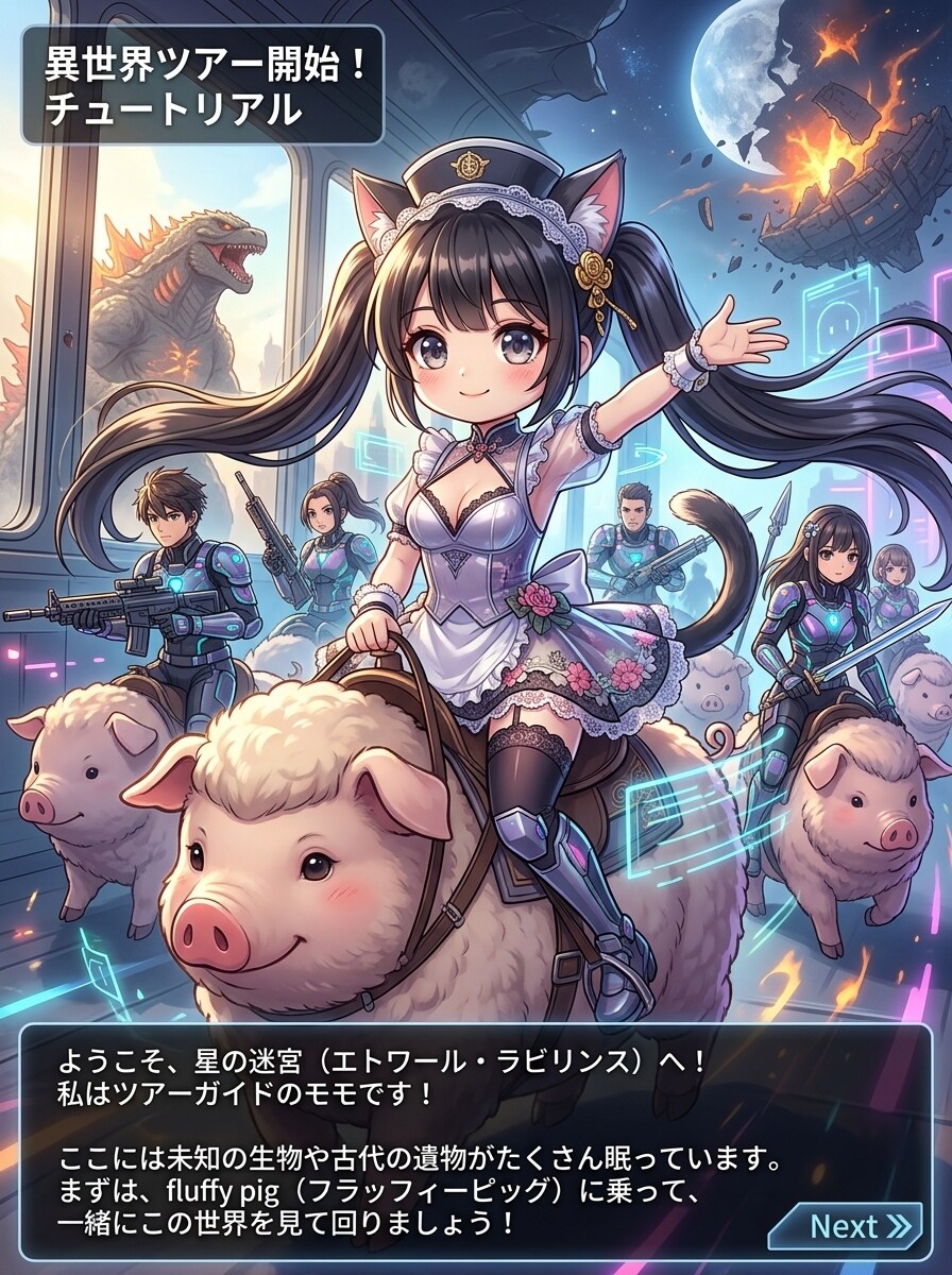 黒ツイにゃん