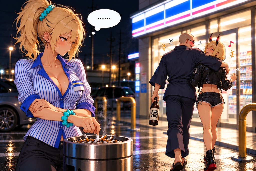 夜明け前の常連②