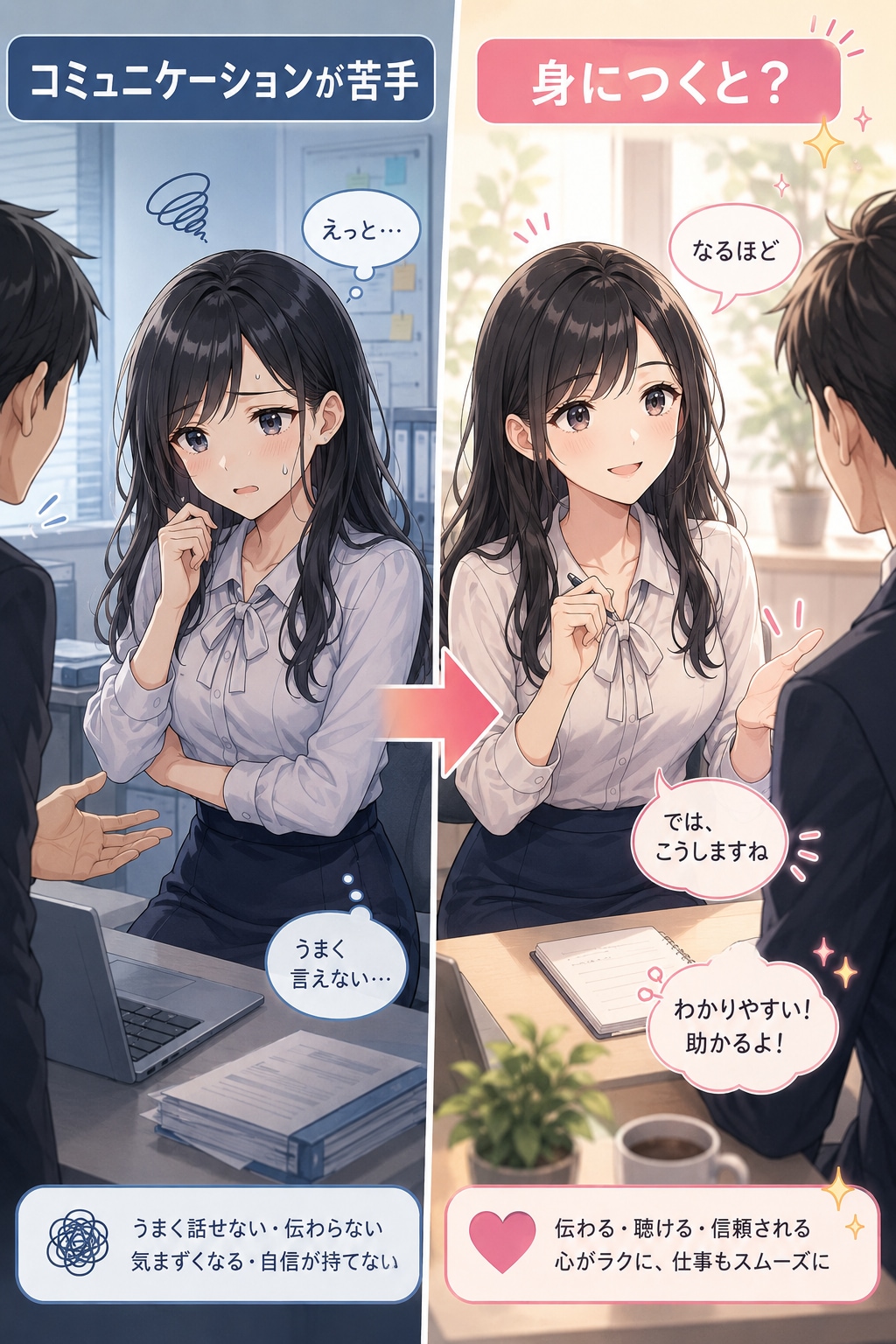 コミュニケーション能力が…欲しいです…
