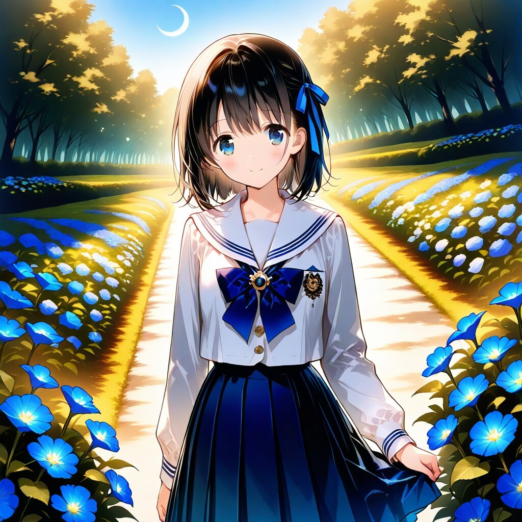 青い花っていいよね