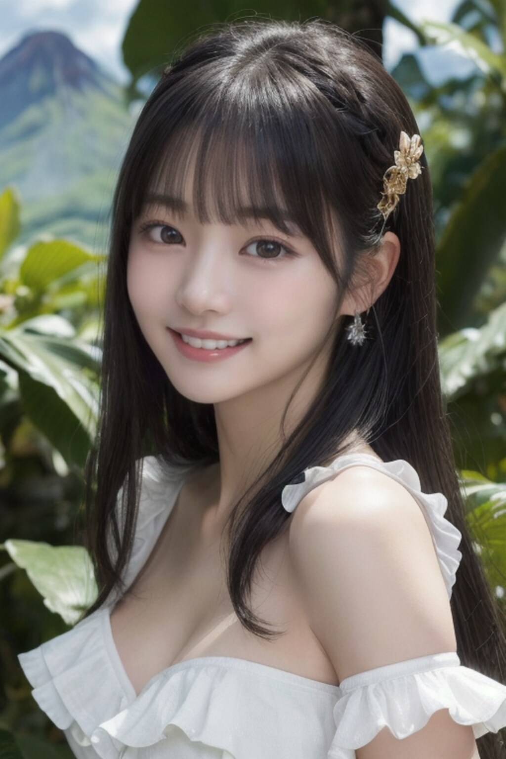 ちょっと！こんなとこで噴火なんて冗談でしょ？(笑)