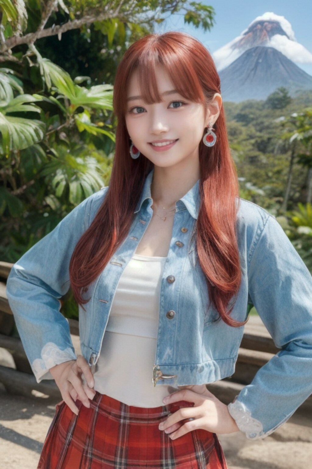 ちょっと！こんなとこで噴火なんて冗談でしょ？(笑)