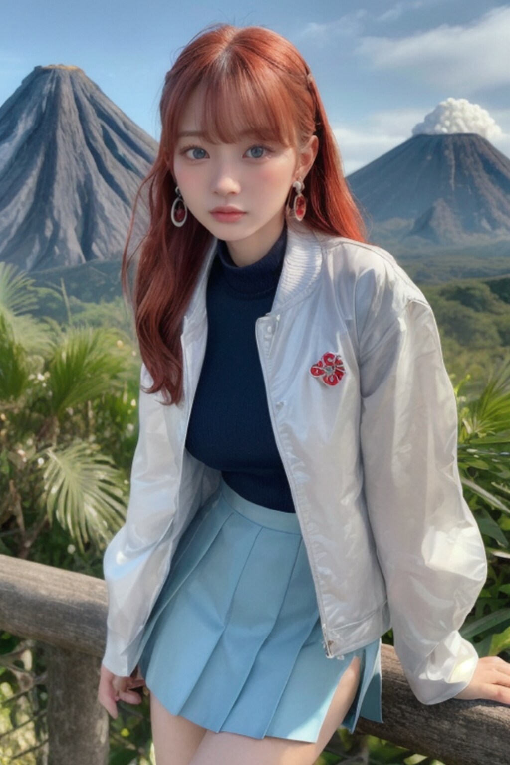 ちょっと！こんなとこで噴火なんて冗談でしょ？(笑)