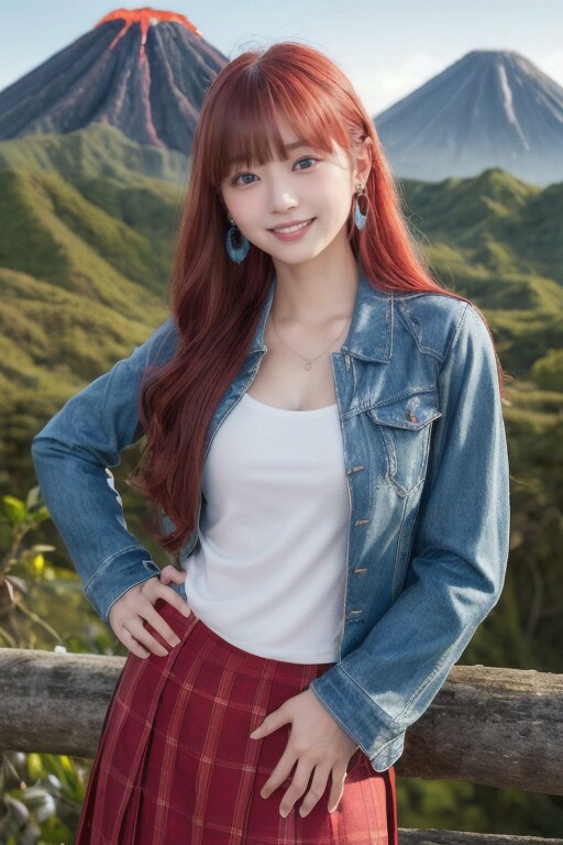 ちょっと！こんなとこで噴火なんて冗談でしょ？(笑) | の人気AIイラスト・グラビア