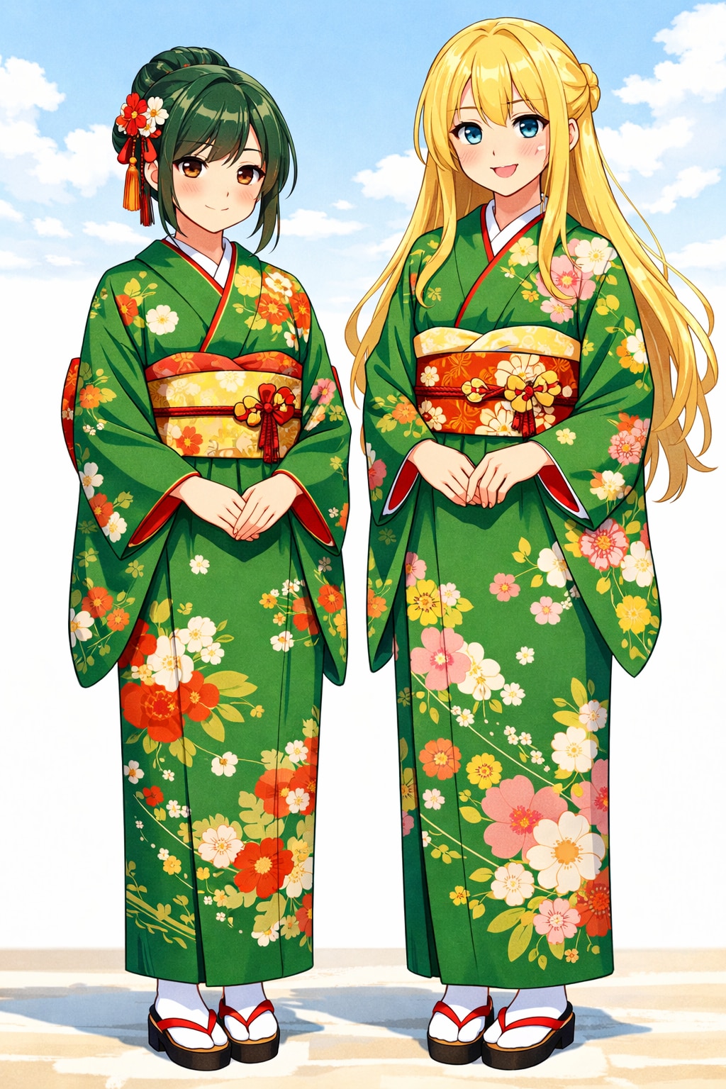 〜BONSAIちゃんとチチプイちゃん〜 | の人気AIイラスト・グラビア