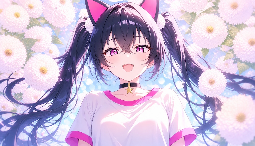 ダリアガーデン うちの子たちと感謝の花