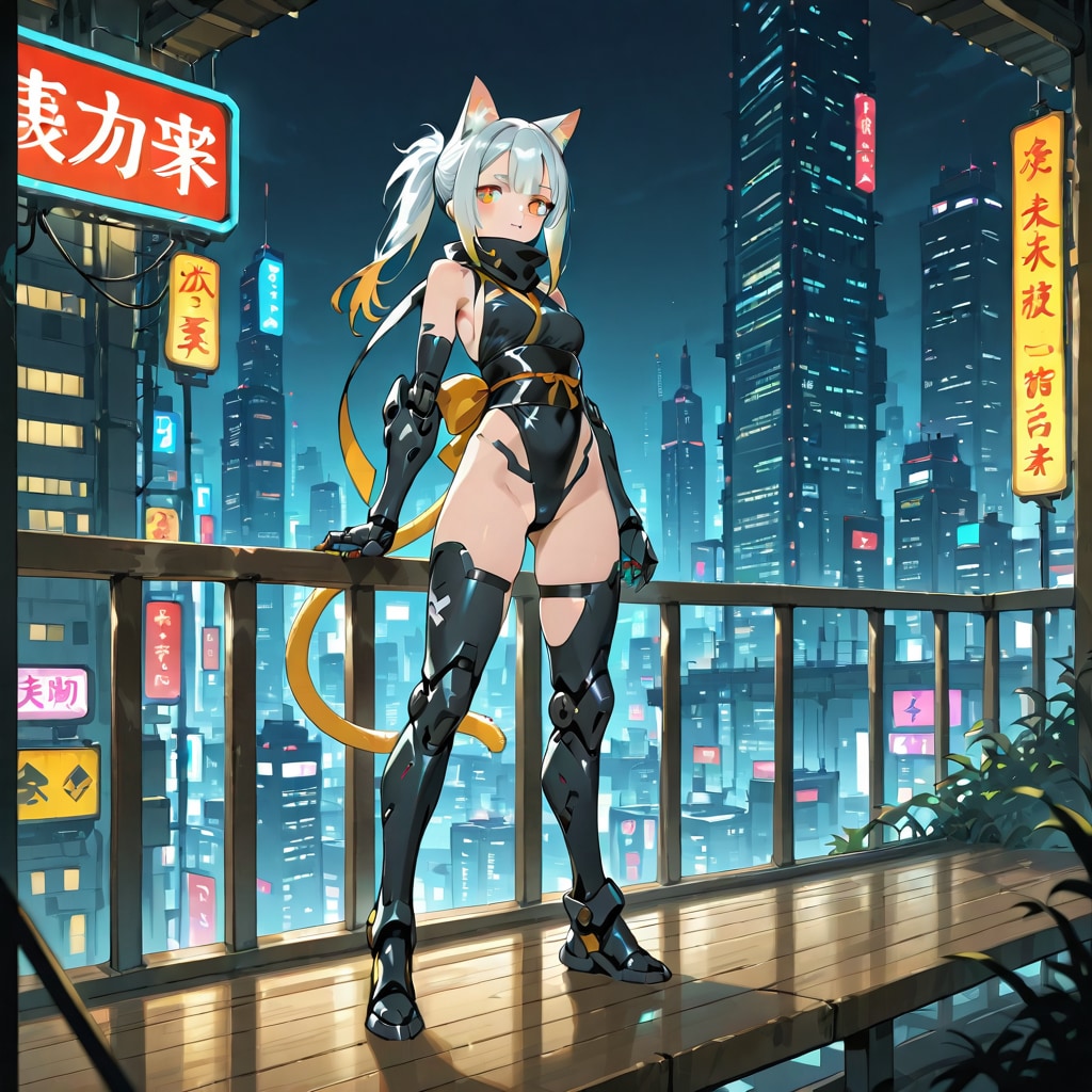 daisyで現代忍者メカ猫娘260304