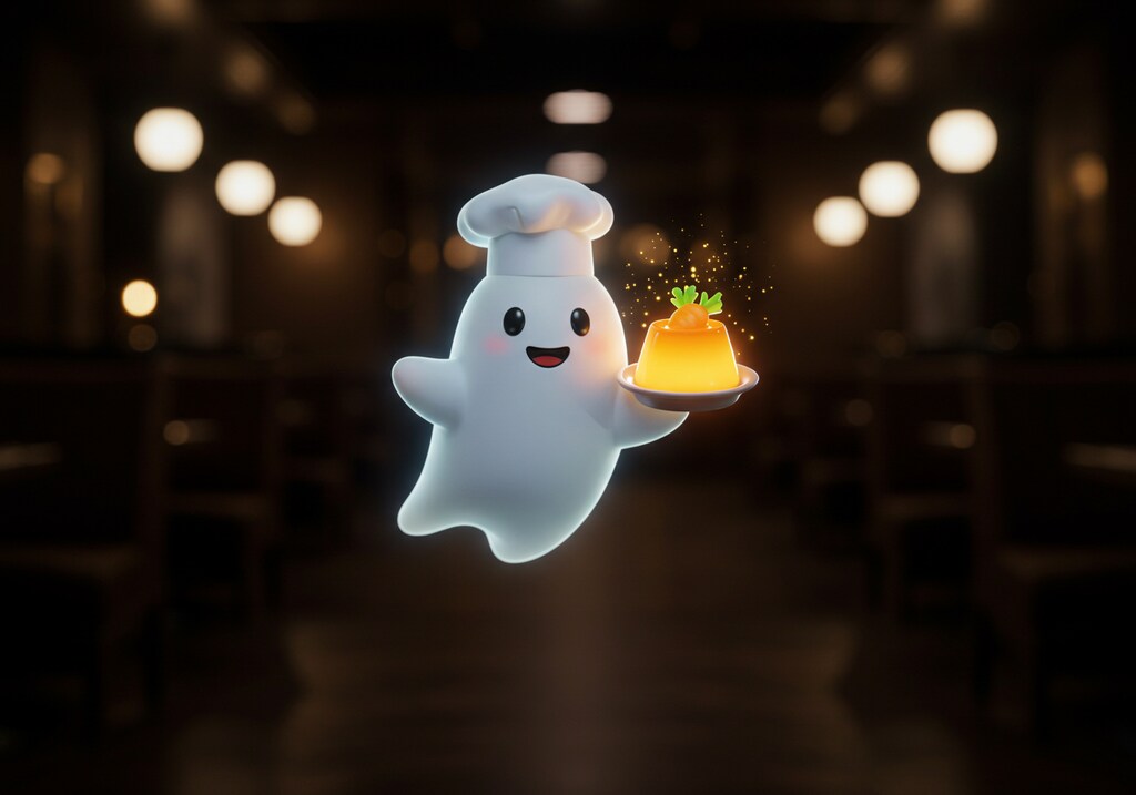 デザートのお化けパティシエ御手製人参プリン