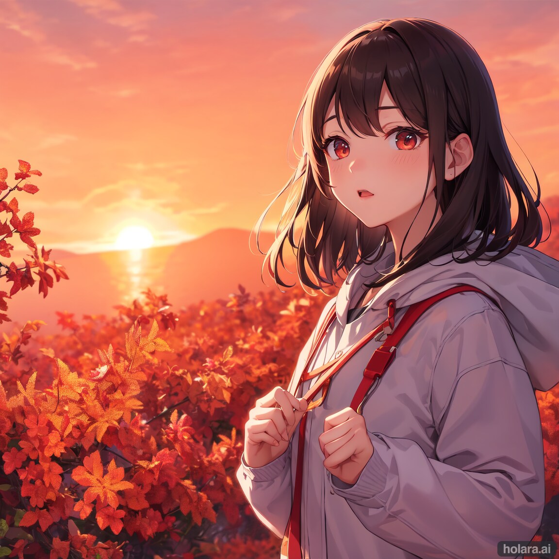 夕日
