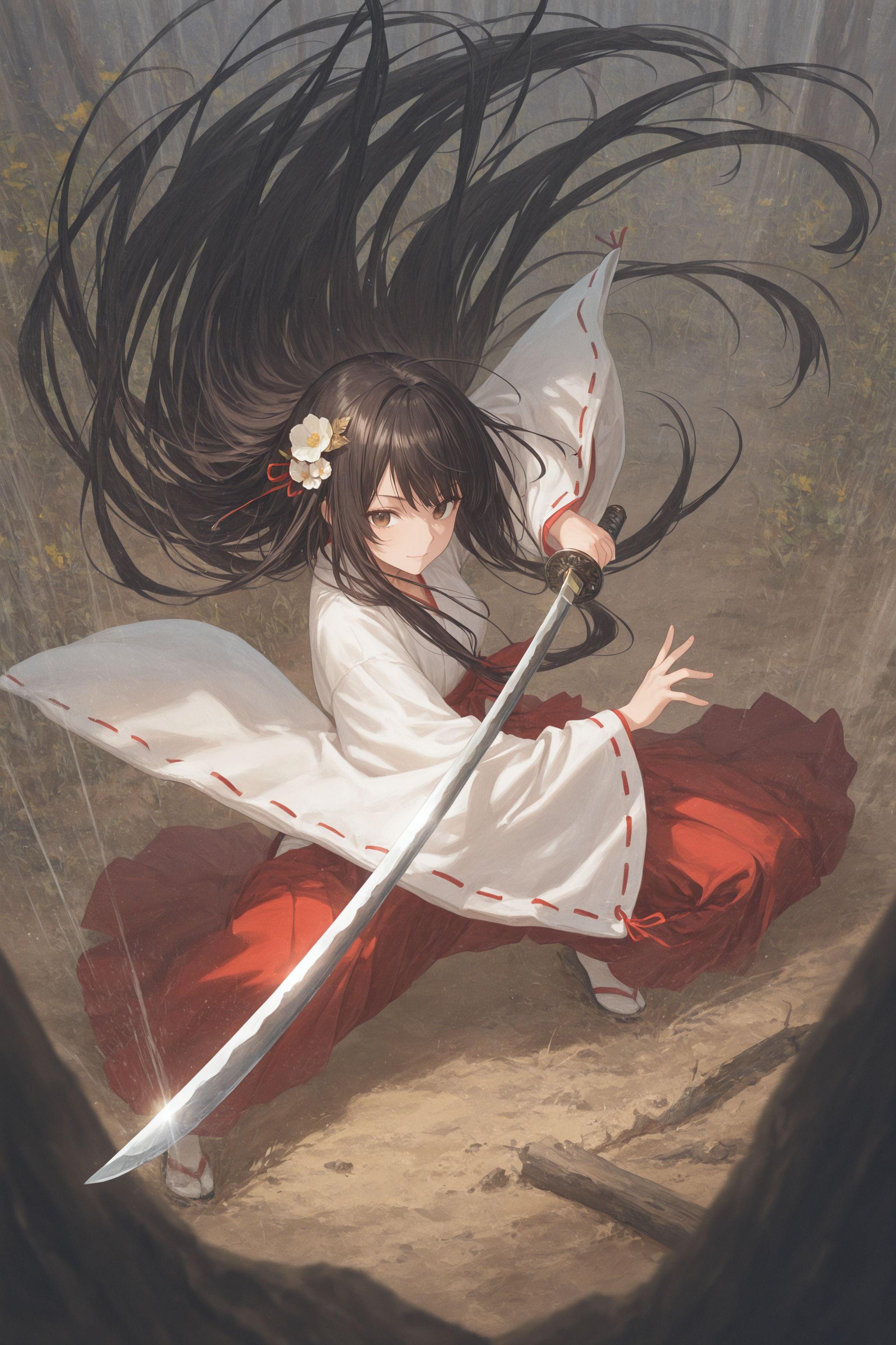 異世界神社の巫女さん（神楽さん） | の人気AIイラスト・グラビア