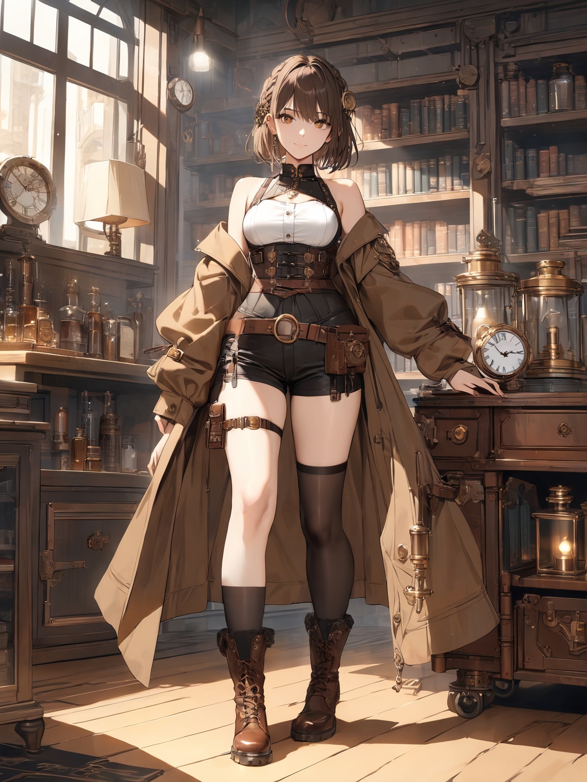 研究所（スチームパンク） | の人気AIイラスト・グラビア