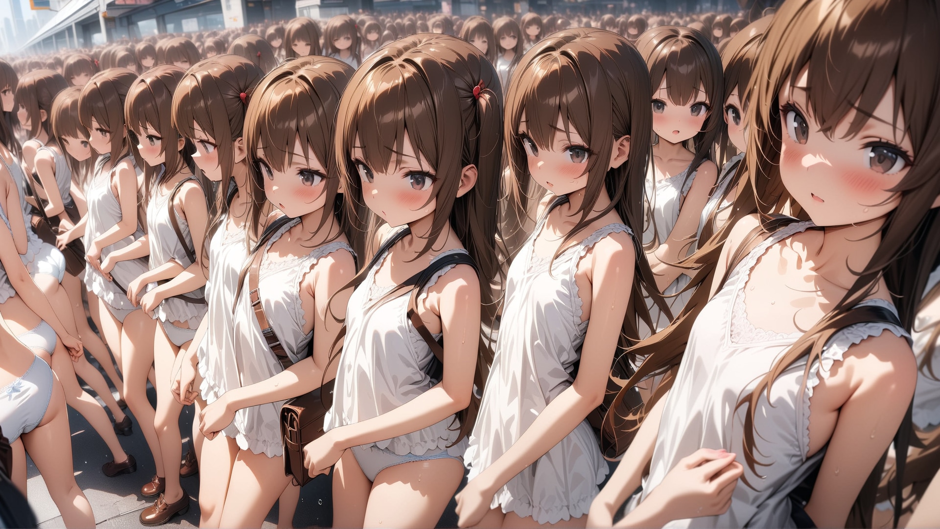 増殖娘の下着通勤3