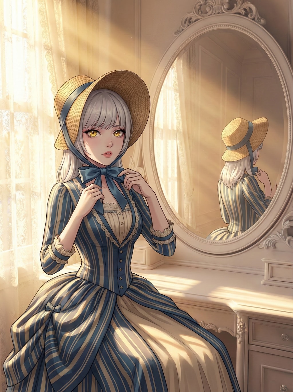 『 安息日のボンネット 』 - The Sabbath Bonnet