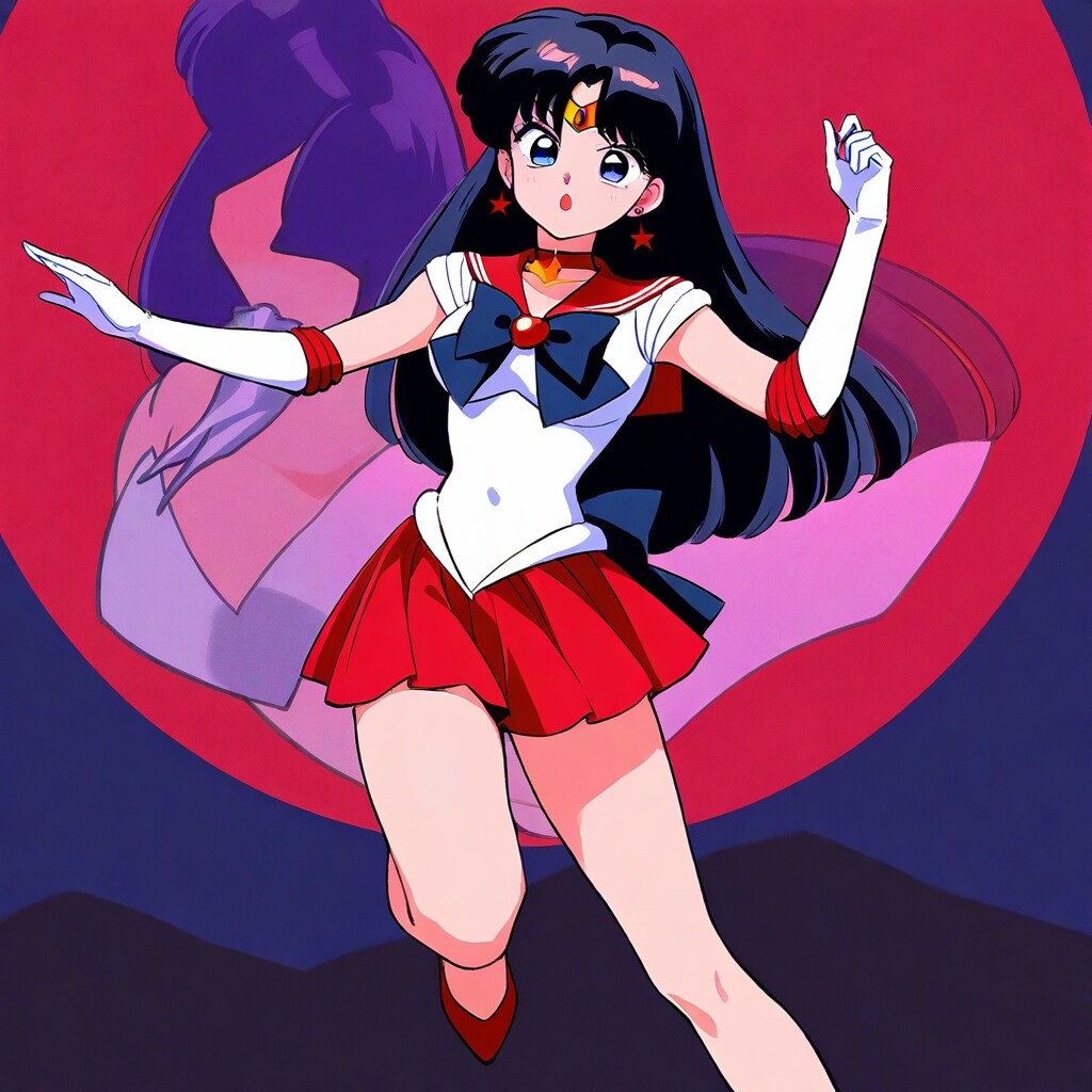 アニメ調セーラーマーズ