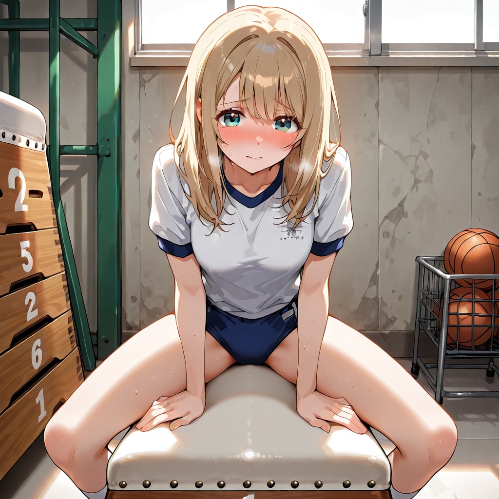 跳び箱は苦手 | の人気AIイラスト・グラビア