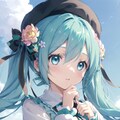ミクちゃんで比較.EMERALD 3枚目