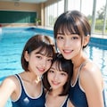 FANZA新作👙女子校生スク水👙サンプル02 2枚目
