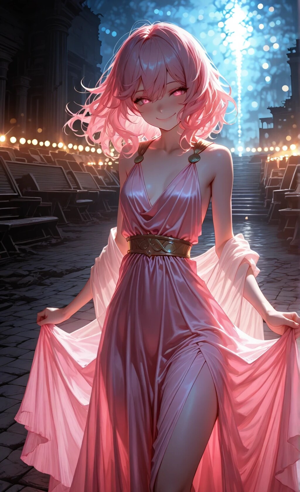 廃墟のイブニングドレス