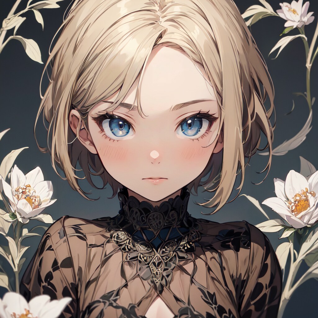 花と美少女