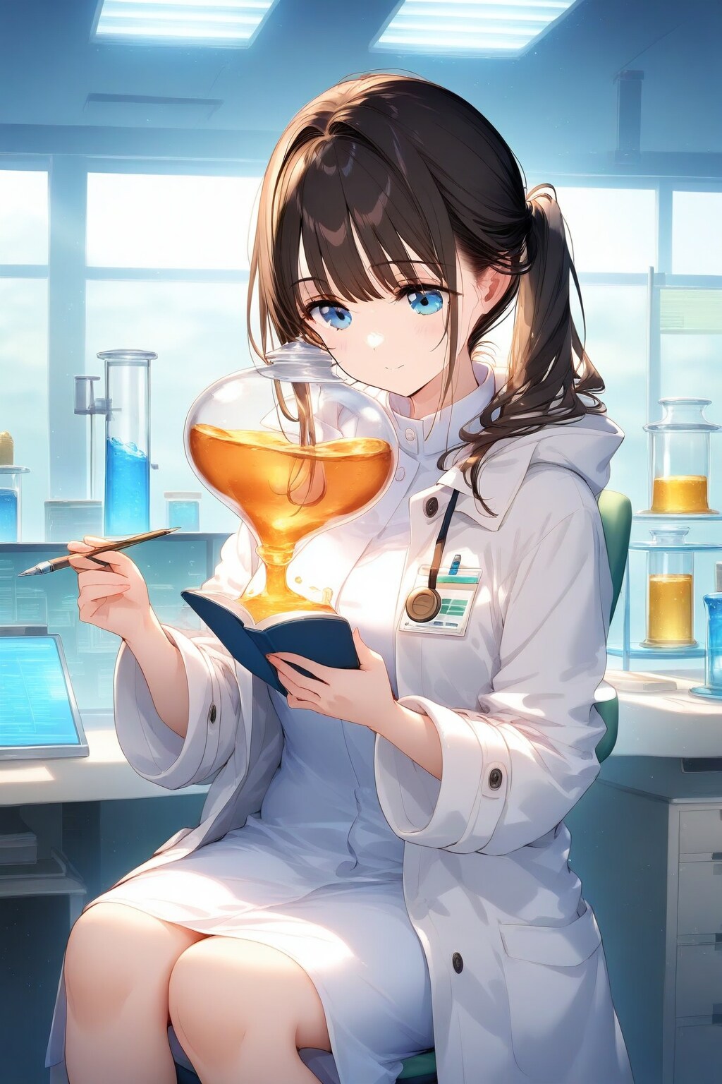 美少女科学者 | の人気AIイラスト・グラビア